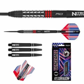 Misaladejuegos Dardos Red Dragon Vengeance Red 90% 24g RDD2629 - Imagen 4