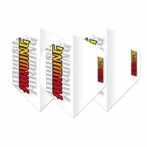 Misaladejuegos Plumas Red Dragon Airwing Blanca Logo Rojo Standard F6892 - Imagen 2