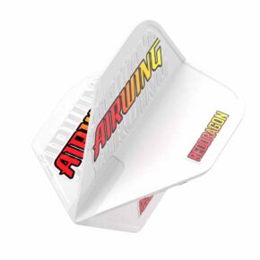 Misaladejuegos Plumas Red Dragon Airwing Blanca Logo Rojo Standard F6892
