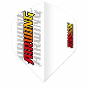 Misaladejuegos Plumas Red Dragon Airwing Blanca Logo Rojo Standard F6892 - Imagen 3