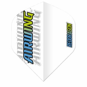Misaladejuegos Plumas Red Dragon Airwing Blanca Logo Azul Standard F6893 - Imagen 3