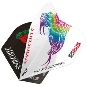 Misaladejuegos Plumas Flights Red Dragon Snakebite Yin Yang 2 sets 6 plumas  X859 - Imagen 4