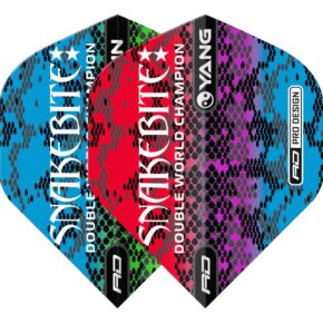 Misaladejuegos Plumas Flights Red Dragon Snakebite Yin Yang 2 sets 6 plumas  X859 - Imagen 5