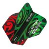 Misaladejuegos Plumas Flights Red Dragon Jonny Clayton Yin Yang Rojo Verde 1 sets 3 plumas  TF2971