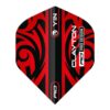 Misaladejuegos Plumas Flights Red Dragon Jonny Clayton Yin Yang Rojo Verde 1 sets 3 plumas  TF2971 - Imagen 4