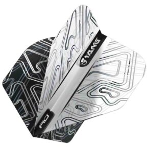 Misaladejuegos Plumas Flights Red Dragon Yin Yang 1 sets 6 plumas  X0858 - Imagen 2