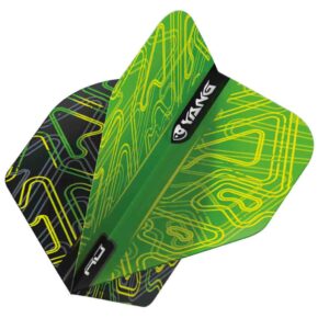 Misaladejuegos Plumas Flights Red Dragon Yin Yang 1 sets 6 plumas  X0858 - Imagen 3