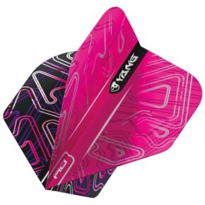 Misaladejuegos Plumas Flights Red Dragon Yin Yang 1 sets 6 plumas  X0858 - Imagen 4