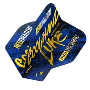 Misaladejuegos Plumas Flights Red Dragon Luke Humphries Signature Blue H/core  F6864 - Imagen 2