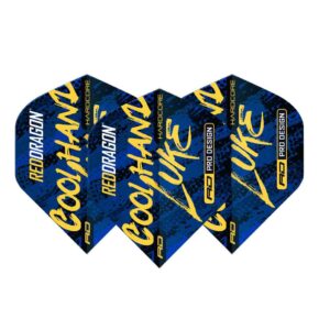Misaladejuegos Plumas Flights Red Dragon Luke Humphries Signature Blue H/core  F6864 - Imagen 3