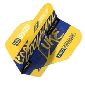Misaladejuegos Plumas Flights Red Dragon Luke Humphries Signature Amarillo H/core  F6865 - Imagen 3