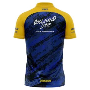 Misaladejuegos Polo Dardos Red Dragon Luke Humphries Dart Shirt L X0816 - Imagen 3