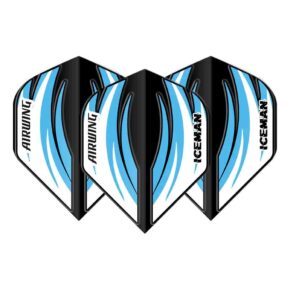 Misaladejuegos Plumas Red Dragon Airwing Gerwyn Price Negro Azul Standard F6907 - Imagen 2