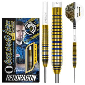 Misaladejuegos Dardos Red Dragon Luke Humphies TX3 Cool Gold SE 90% 22g RDD2663 - Imagen 2