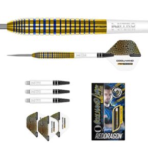 Misaladejuegos Dardos Red Dragon Luke Humphies TX3 Cool Gold SE 90% 22g RDD2663 - Imagen 5