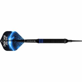Misaladejuegos Dardos Mission Rocky Josh Rock Negro Azul Brass18g  D1684-MI001413
