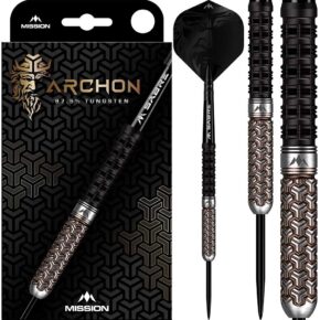 Misaladejuegos Dardos Mission Archon Steel PVD Negro Bronce 97.5% 24gr D1642-MI001314 - Imagen 5