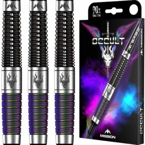 Misaladejuegos Dardos Mission Occult Soft PVD Negro Coral 90% 18gr D1647-M001319 - Imagen 3