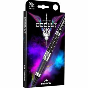 Misaladejuegos Dardos Mission Occult Soft PVD Negro Coral 90% 18gr D1647-M001319 - Imagen 4