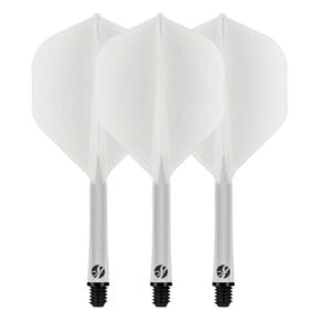Misaladejuegos Plumas Shot Darts Deck System Transparente  Mediana 68.2 50315