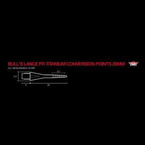 Misaladejuegos Punta Bulls Lance FR Titanium Conversion Points 26mm 57617 - Imagen 5