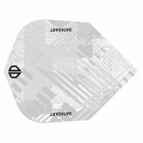 Misaladejuegos Pluma Dardos Datadart Grunge Blanco Shape N6 - Imagen 2