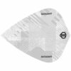 Misaladejuegos Pluma Dardos Datadart Grunge Blanco Kite N6 - Imagen 2