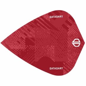 Misaladejuegos Pluma Dardos Datadart Grunge Rojo Kite N6 - Imagen 3