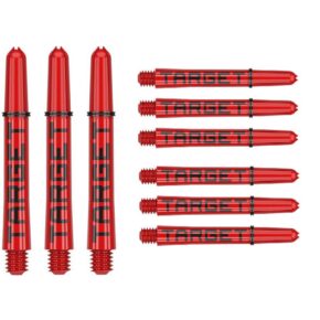 Misaladejuegos Cañas Target Pro Grip Shaft Short 3 sets Red Black (xxmm) 380320