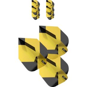 Misaladejuegos Plumas Target Tag Black Yellow (3 Sets) Ten-X Shape Mini 337790 - Imagen 3