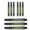 Misaladejuegos Cañas Target Pro Grip Shaft Short 3 sets Black Green (34mm) 380312 - Imagen 2