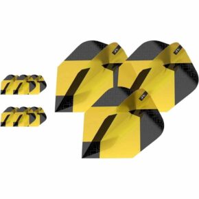 Misaladejuegos Plumas Target Tag Black Yellow (3 Sets) No6 337780