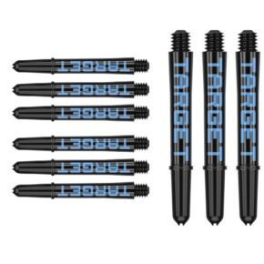 Misaladejuegos Cañas Target Pro Grip Shaft Short 3 sets Black Blue(34mm) 380322 - Imagen 2