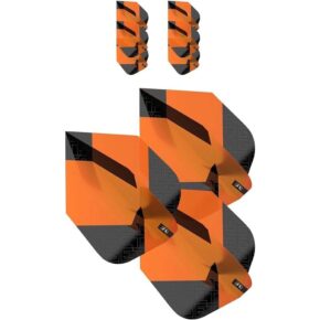 Misaladejuegos Plumas Target Tag Black Orange (3 Sets) No6 337810 - Imagen 2