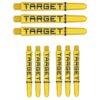 Misaladejuegos Cañas Target Pro Grip Tag Shaft Intb 3 sets Black Yellow (41mm) 380314 - Imagen 3