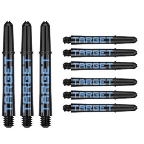 Misaladejuegos Cañas Target Pro Grip Tag Shaft Intb 3 sets Black Blue(41mm) 380323