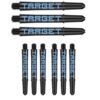 Misaladejuegos Cañas Target Pro Grip Tag Shaft Intb 3 sets Black Blue(41mm) 380323 - Imagen 3