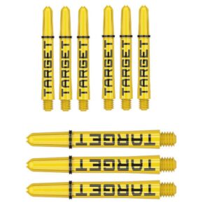 Misaladejuegos Cañas Target Pro Grip Tag Shaft Intb 3 sets Black Yellow (34mm) 380313 - Imagen 2