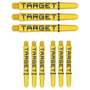 Misaladejuegos Cañas Target Pro Grip Tag Shaft Intb 3 sets Black Yellow (34mm) 380313 - Imagen 3