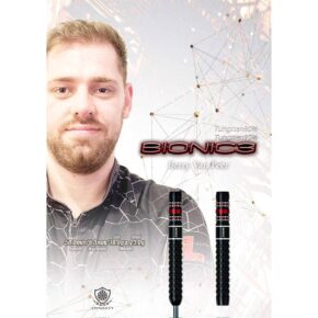Misaladejuegos Dardos Dynasty Darts A Flow Black Line Bionic 3 Berry Van Peer V3 Model 23g - Imagen 2