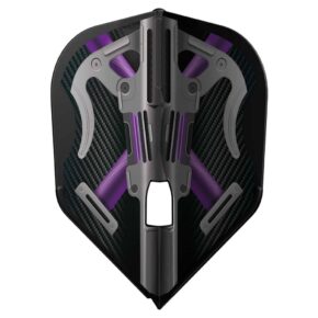 Misaladejuegos Plumas Champagne Flights L-Style L3PRO Shape Mike Valentin V3 Negro