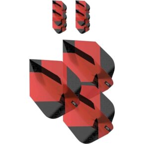 Misaladejuegos Plumas Target Tag Black Red (3 Sets) Ten X 337850 - Imagen 3