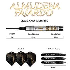 Misaladejuegos Dardos Mission Almudena Fajardo Ayuso 95% 18g D1697 - Imagen 5