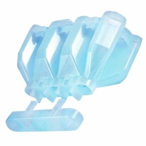 Misaladejuegos Caja Plumas fit flight Cosmo Darts case 2.5 Air Clear Aqua