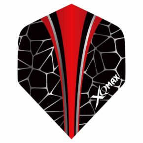 Misaladejuegos Plumas Flights XQMax Pet Darts Standard Red Crackle QD8201290