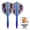 Misaladejuegos Plumas Condor Axe Standard Matt Campbell Ginja Ninja Azul M 27.5mm 3 Uds. Negro - Imagen 2
