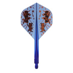 Misaladejuegos Plumas Condor Axe Standard Matt Campbell Ginja Ninja Azul M 27.5mm 3 Uds. Negro