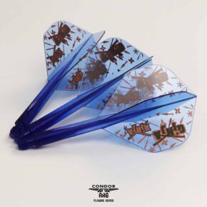Misaladejuegos Plumas Condor Axe Standard Matt Campbell Ginja Ninja Azul M 27.5mm 3 Uds. Negro - Imagen 3