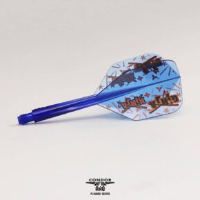 Misaladejuegos Plumas Condor Axe Standard Matt Campbell Ginja Ninja Azul M 27.5mm 3 Uds. Negro - Imagen 4