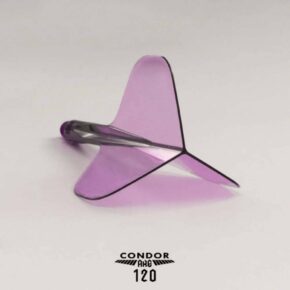 Misaladejuegos Plumas Condor Axe Standard 120 Ginja Morado M 24.0mm 3 Uds. - Imagen 2
